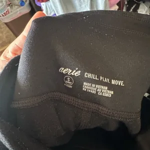Aerie Black High-Waisted Leggings S thumbnail 3