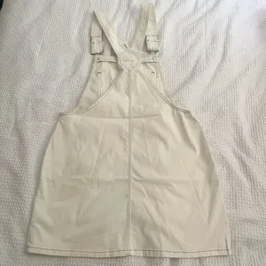 Cute Dickies Off-White Twill Bib Skirtall big pockets Overall Dress thumbnail 6