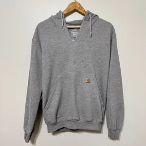 Carhartt Gray Hoodie Size Small Oversized Distressed Women’s thumbnail 7