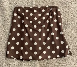 Polka Dot Top Brown thumbnail 1