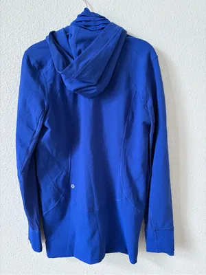 Lululemon Daily Practice Jacket Sapphire Blue Size 10 NWT Athleisure Colorful thumbnail 2