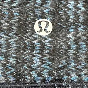 Lululemon‎ Wunder Under Leggings Black/Blue Zig Zag Pattern thumbnail 5
