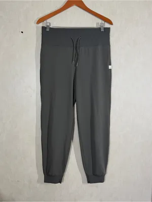 Vuori Women’s Daily Jogger Pants Pull On High Rise in Green L thumbnail 3