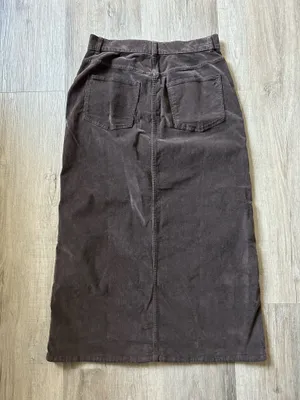 Madewell Corduroy Midi Skirt thumbnail 4