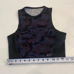 Splits59 Camo Crop Tank Top Workout‎ Top Size XS thumbnail 7