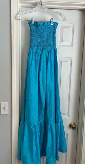Kasia dress blue thumbnail 1