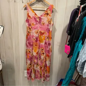 Stunning Y2K style maxi ruffle moonwillow mermaid fairy dress v neck Edas Italia thumbnail 10