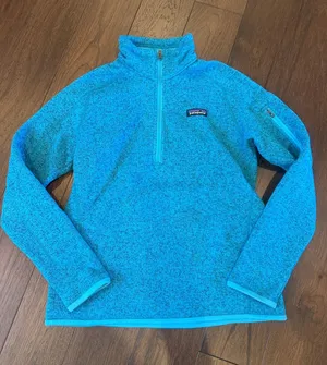 Patagonia Size Small Better Sweater in Teal Blue - C54-108 thumbnail 1