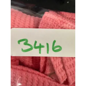 We The Free‎ Free People Pink Waffle Knit Thermal V-Neck Cropped Top XL thumbnail 7