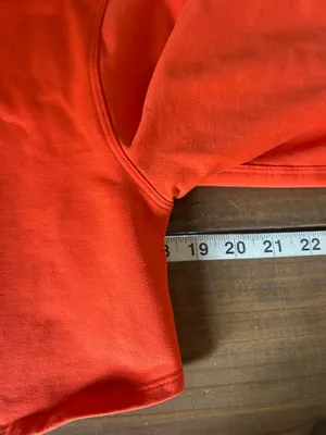 Lulu Townsend Lululemon Orange LA Reversible Mock Neck Sz 8 thumbnail 8