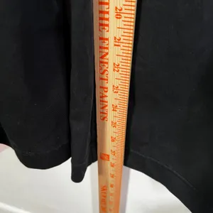 Uniqlo Wide Leg‎ Twill Pants Women's Minimalist Quiet Luxury Black XS thumbnail 7