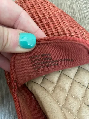 Birdies The Starling Raffia Loafer Flats Size 7.5 Red Rust Orange Slip On Shoes thumbnail 6