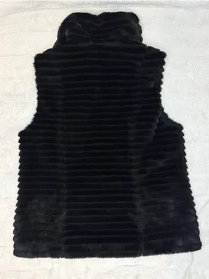 Plush Faux Fur Calvin Klein Vest thumbnail 2