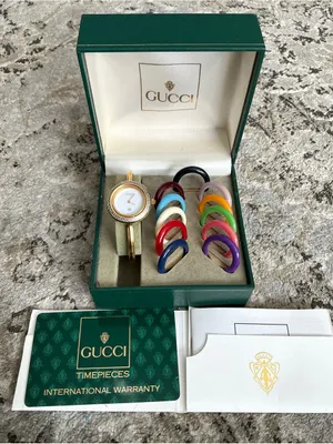 Gucci DRESSY Bangle Watch set with Interchangeable bezels❤️‍🔥❤️‍🔥❤️‍🔥 thumbnail 13