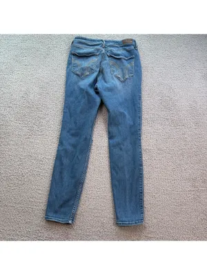 Hollister Women’s Ultra High-Rise Super Skinny Distressed Jeans 11R 30x28 thumbnail 2
