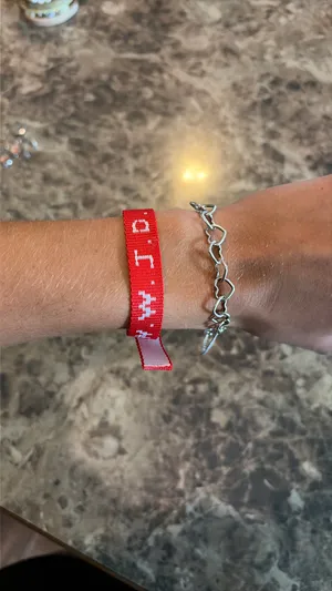 WWJD BRACELET Red thumbnail 3