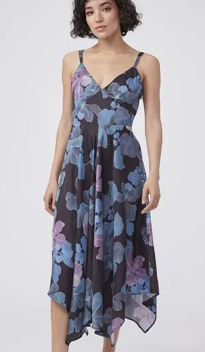 NWT Paige Sardinia Floral Dress *broken zipper* thumbnail 1