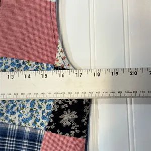 VTG Tangibles Patchwork Button Vest Cottage Boho Folkcore Indie Y2k Festival thumbnail 6