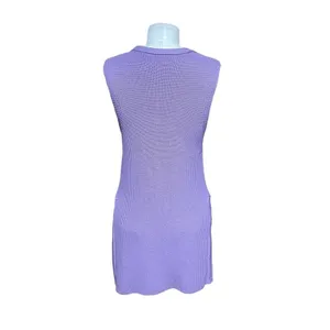 Aritzia Wilfred‎ Palmier Sleeveless Tunic Sweater Purple Size Medium thumbnail 7