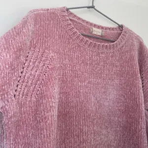 Altar'd State pink chenille sweater Sz Medium thumbnail 5