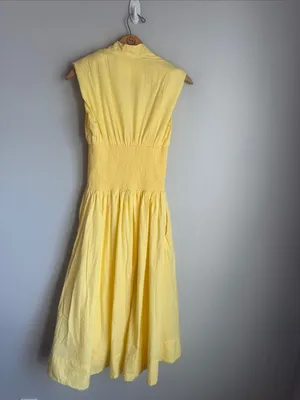 Anthropologie Tommie Zip-Front Midi Dress XS thumbnail 4