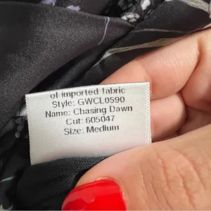 NEW NWT Katie May Chasing Dawn Strapless Dress In Midnight Floral Print thumbnail 12