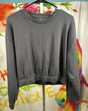 Adidas Women's Black and Grey Sweatshirt thumbnail 1