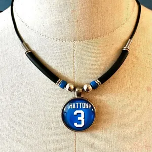 Hatton Football Jersey Pendant Necklace thumbnail 1