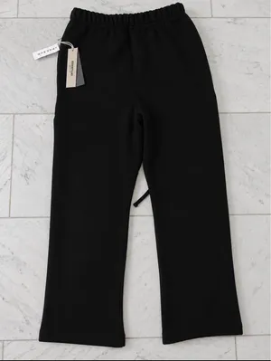 Fear of God Essentials X small new black uncuffed sweatpants thumbnail 3