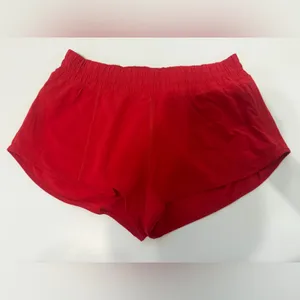 CRZ Yoga Red athletic shorts thumbnail 3