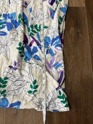 Isabel White and Blue Floral Maternity Dress - Size Small thumbnail 6