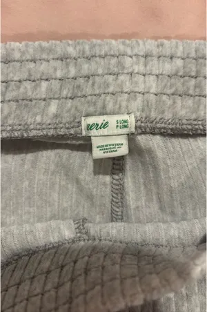 Aerie Ribbed Flare Velour Pants thumbnail 2