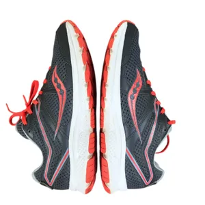 SAUCONY Cohesion 11 Running Shoe Women 9.5 Grey/Red Athletic Comfort Outdoor thumbnail 8