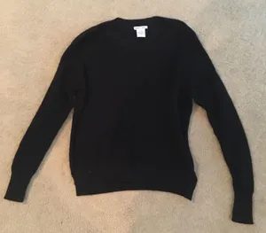 Black Knit Sweater  thumbnail 1
