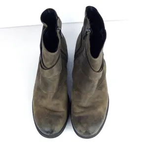 Clarks Artisan Mansi Calla Boots Womens 11M Brown Leather Straps Ankle Moto Boho thumbnail 6