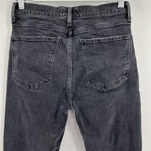 AGOLDE Nico High Rise Slim Button Fly Jeans Black Stretch A093D‎ Women’s Size 27 thumbnail 8