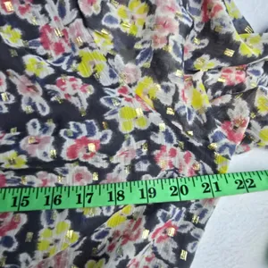 LOFT NWT Floral Print Long Sleeve Ruffle‎ Hem Dress Large Tall thumbnail 9