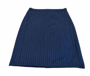 BANANA REPUBLIC navy pinstripe skirt thumbnail 1