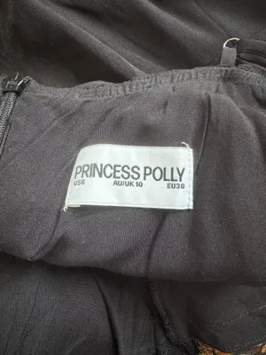 Princess Polly Black Mini Dress thumbnail 3