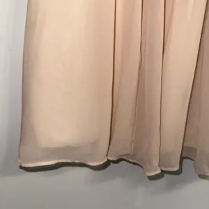 NWT $88 Anthropologie x Odille Pink Chiffon Lined V-Shaped Yoke Waist Skirt 4 thumbnail 7
