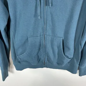 PELOTON Turquoise Full Zip Hoodie Sweatshirt Size‎ Large Flower Athletic Workout thumbnail 3