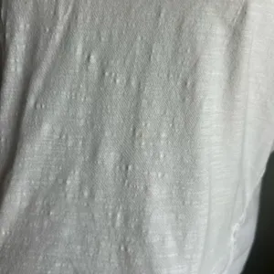 Pilcro Solid White Classic T-Shirt Flowy Lightweight Boho Oversized Size Small thumbnail 3