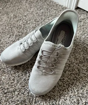 Gray Sketchers Slip ins thumbnail 1