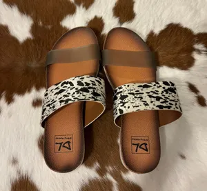 Dirty Laundry Cowhide Sandals thumbnail 1