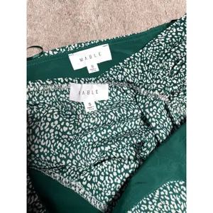 MABLE Matching Mini Skirt Set Green Womens Size Small thumbnail 2
