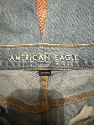 American Eagle Stretch Super High Rise Straight Jean thumbnail 3