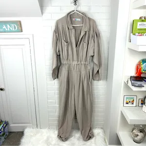 Free People Beach Faye Jumpsuit in Oyster Size M thumbnail 4