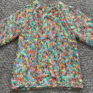 Handmade Colorful Knit Sweater thumbnail 3