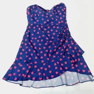 MORE TO COME Marcine Strapless Dress in Navy XS thumbnail 3