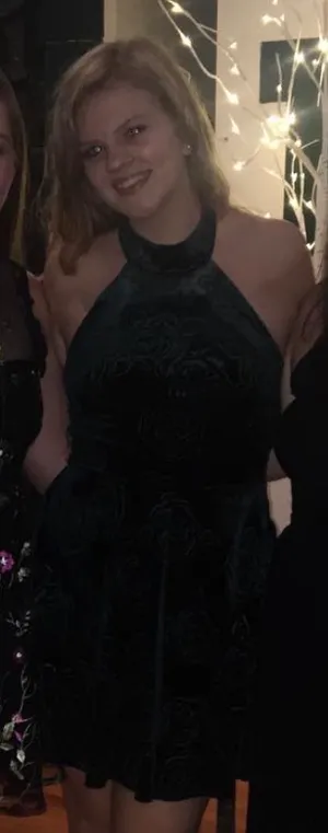 Green Velvet Dress thumbnail 2